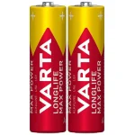 باطری قلمی Varta Long Life Max Power Alkaline LR6/MN1500 1.5V AA کد 9923 - تصویر 2