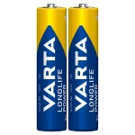 باطری نیم قلمی Varta Long Life Power Alkaline LR03/MN2400 1.5V AAA کد 9924 - تصویر 2