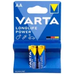 باطری قلمی Varta Long Life Power Alkaline LR6/MN1500 1.5V AA کد 9925