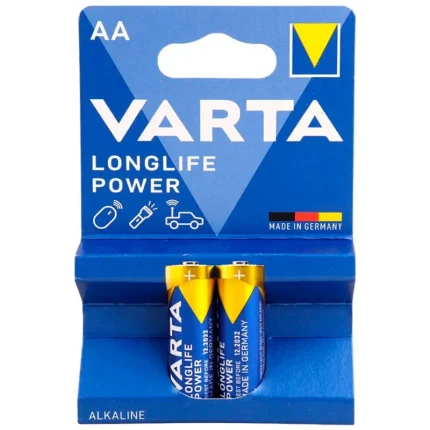 باطری قلمی Varta Long Life Power Alkaline LR6/MN1500 1.5V AA کد 9925 - سیکاس کالا Varta-Long-Life-Power-Alkaline-LR6-MN1500-1.5V-AA-Battery-1