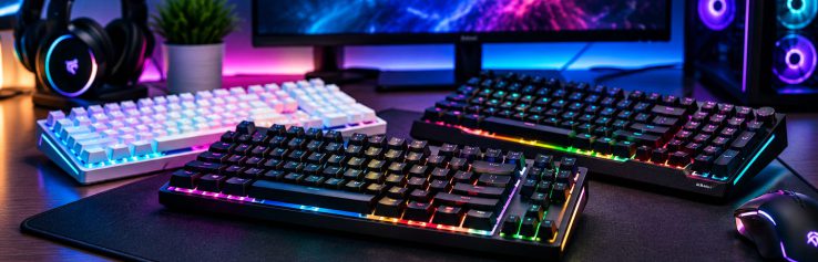 بهترین کیبورد گیمینگ مکانیکال ۱۴۰۵ با نورپردازی RGB