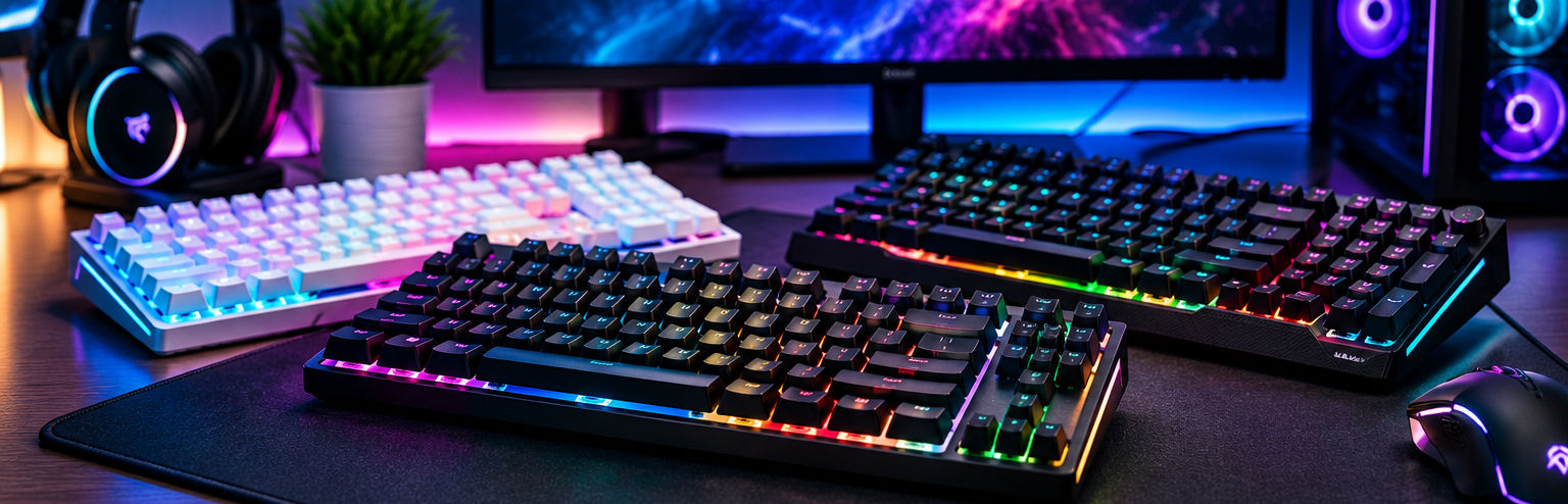بهترین کیبورد گیمینگ مکانیکال ۱۴۰۵ با نورپردازی RGB