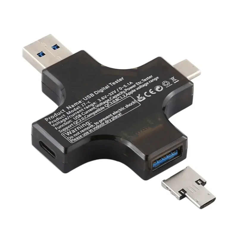 تستر USB چندکاره مدل J7-C کد 8890 - تصویر 3